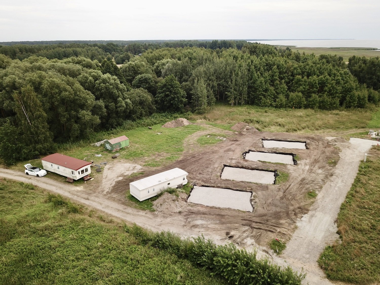 Drevernos Uosto statybų eiga